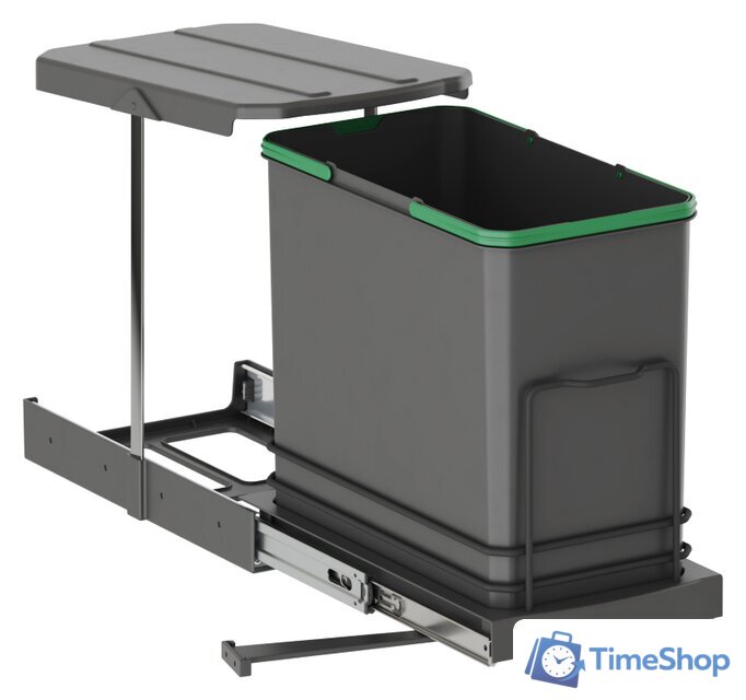 Мусорное ведро Starax S-2571-A 24 л (антрацит) - Изображение №1 — Интернет-магазин Time-Shop