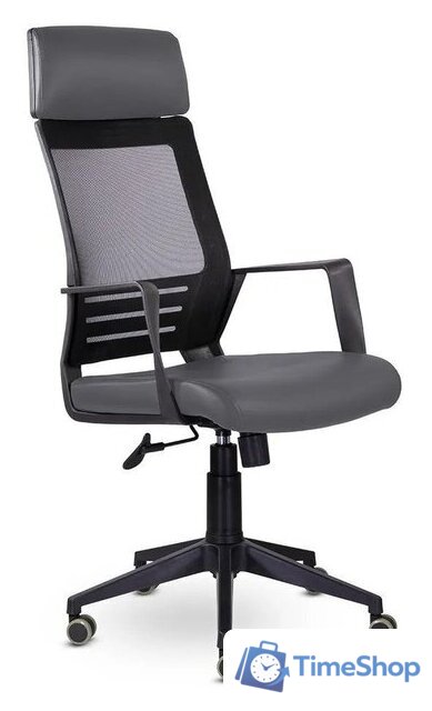 Офисное кресло UTFC М-811 АЛЬТ BlackPL Ср S-0422 (темно-серый) - Изображение №1 — Интернет-магазин Time-Shop