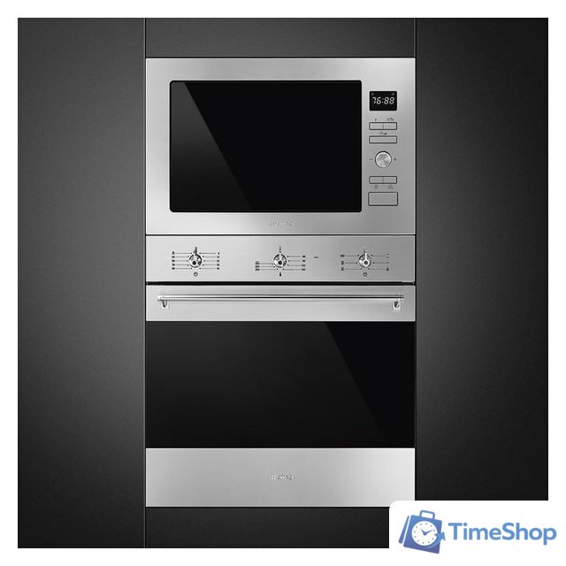 Микроволновая печь Smeg FMI425X - Изображение №3 — Интернет-магазин Time-Shop