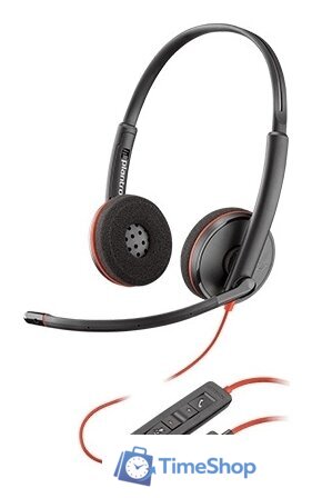 Офисная гарнитура Plantronics Blackwire C3220 USB-A - Изображение №1 — Интернет-магазин Time-Shop