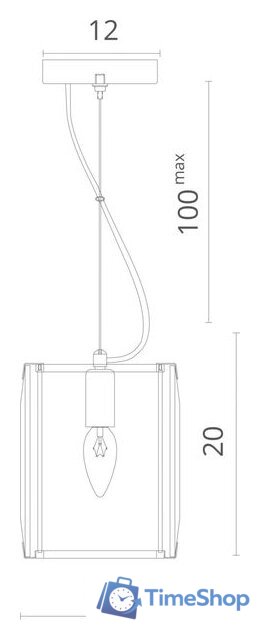 Светильник Divinare Ostin 1100/02 SP-1 - Изображение №4 — Интернет-магазин Time-Shop