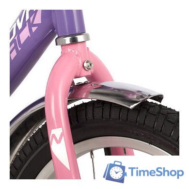 Детский велосипед Novatrack Vector 16 2022 163VECTOR.LC22 (фиолетовый) - Изображение №4 — Интернет-магазин Time-Shop