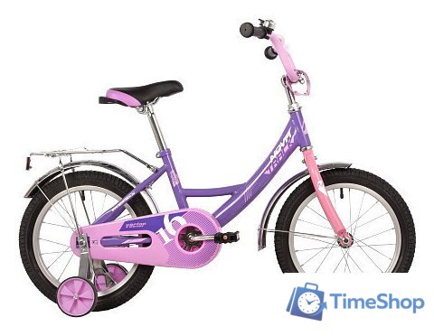Детский велосипед Novatrack Vector 16 2022 163VECTOR.LC22 (фиолетовый) - Изображение №1 — Интернет-магазин Time-Shop