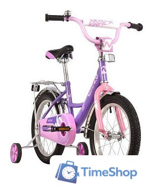 Детский велосипед Novatrack Vector 16 2022 163VECTOR.LC22 (фиолетовый) - Изображение №2 — Интернет-магазин Time-Shop