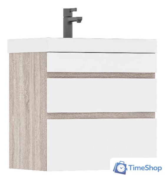  Volna Тумба с умывальником Conty 70.2Y Lake 70 (подвесная) - Изображение №1 — Интернет-магазин Time-Shop