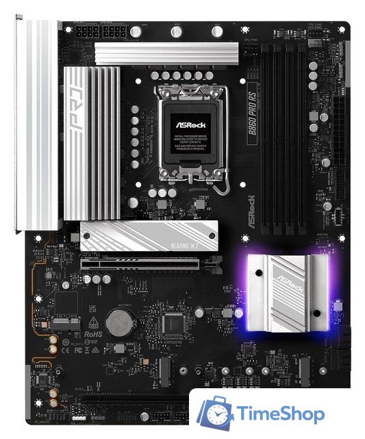 Материнская плата ASRock B860 Pro RS - Изображение №1 — Интернет-магазин Time-Shop