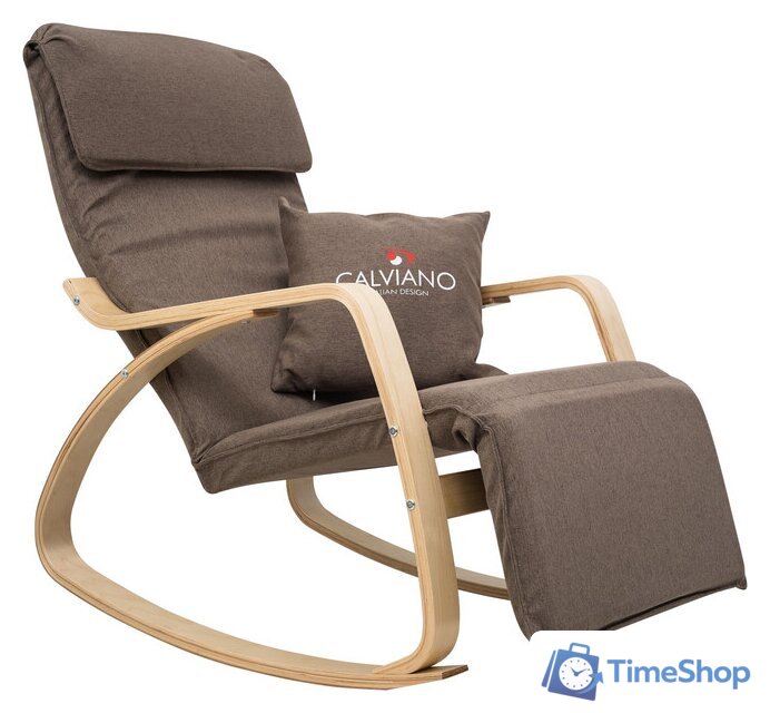 Кресло-качалка Calviano Comfort 1 (коричневый) - Изображение №1 — Интернет-магазин Time-Shop