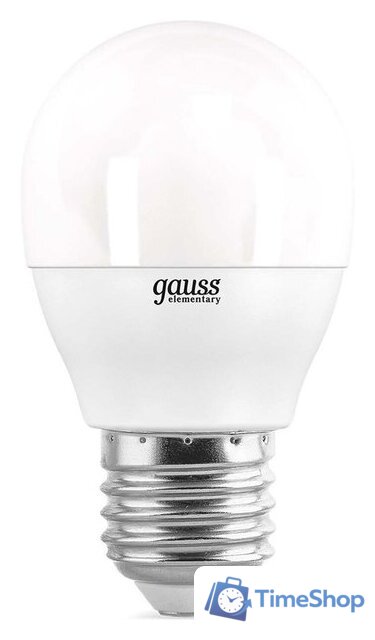 Светодиодная лампочка Gauss Elementary Globe 10W E27 4100K 53220 - Изображение №1 — Интернет-магазин Time-Shop