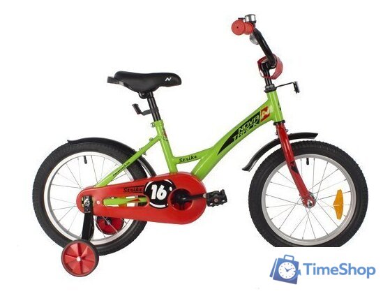Детский велосипед Novatrack Strike 16 2022 163STRIKE.GN22 (зеленый) - Изображение №1 — Интернет-магазин Time-Shop