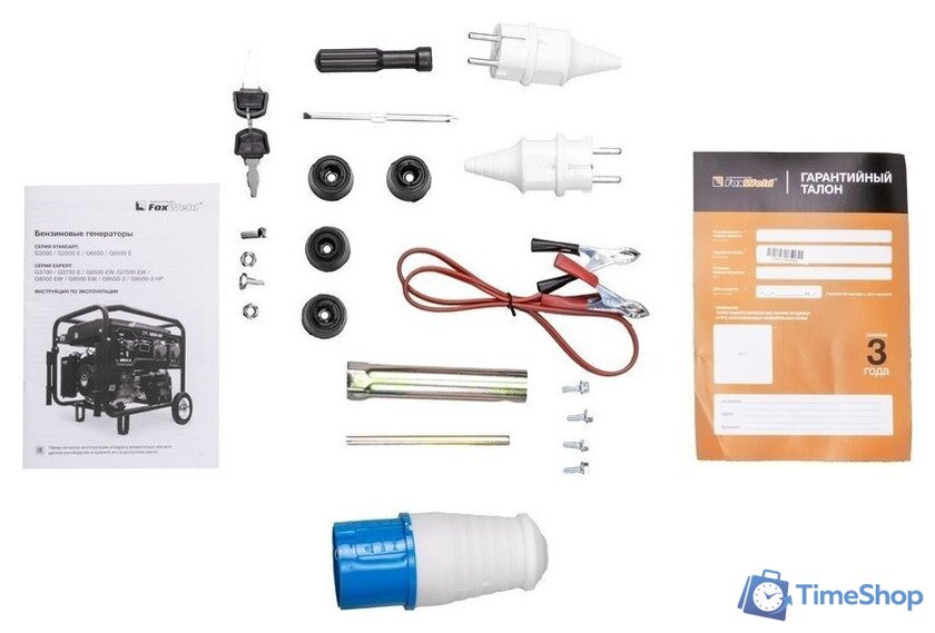 Бензиновый генератор FoxWeld Expert G8500 EW - Изображение №9 — Интернет-магазин Time-Shop