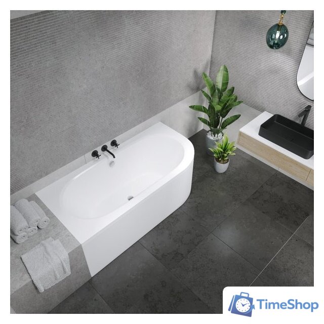 Ванна Lauter Bliss 170 L 21201071L (с ножками) - Изображение №8 — Интернет-магазин Time-Shop