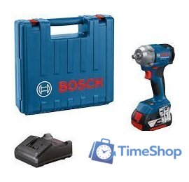 Гайковерт Bosch GDS 18V-350 Professional 06019M5021 (с 2-мя АКБ, кейс) - Изображение №1 — Интернет-магазин Time-Shop