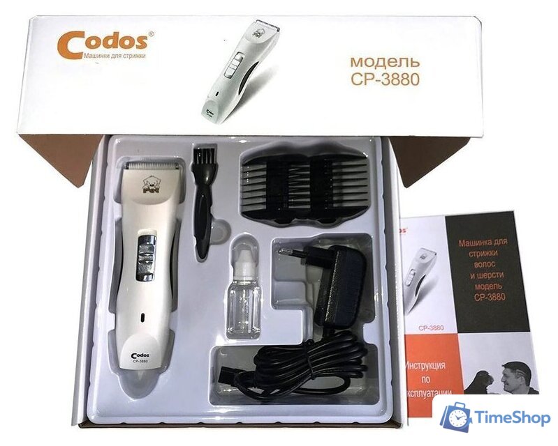 Машинка для стрижки  Codos CP-3880 - Изображение №4 — Интернет-магазин Time-Shop