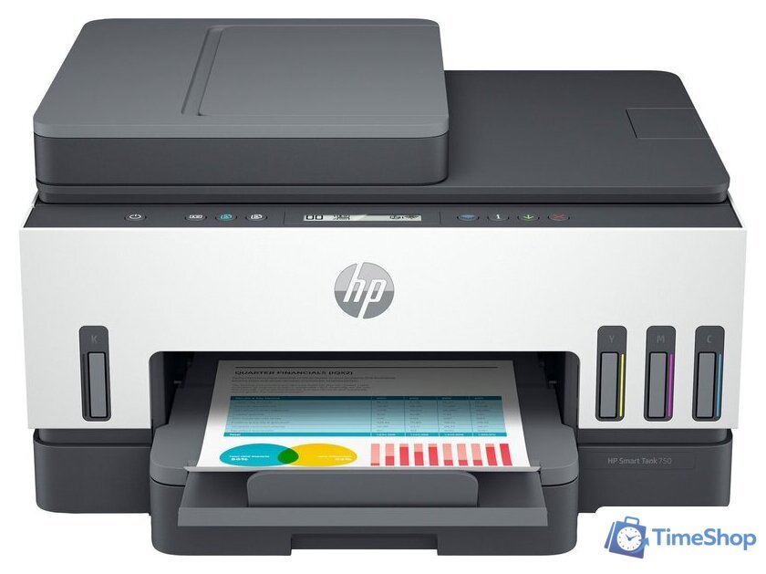 МФУ HP Smart Tank 750 6UU47A - Изображение №1 — Интернет-магазин Time-Shop