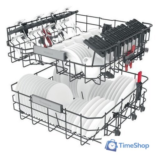 Встраиваемая посудомоечная машина Whirlpool WFO 3T133 PF X - Изображение №9 — Интернет-магазин Time-Shop