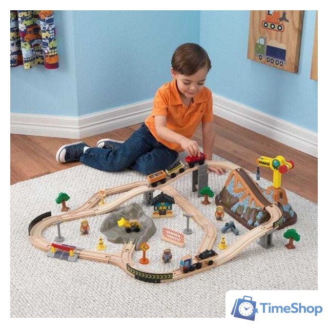 Набор железной дороги KidKraft Bucket Top Construction 17805 - Изображение №3 — Интернет-магазин Time-Shop