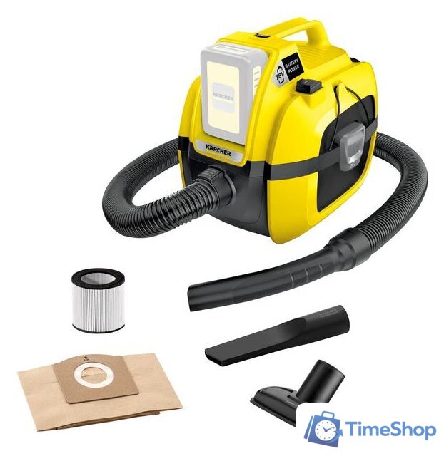 Пылесос Karcher WD 1 Compact Battery 1.198-300.0 - Изображение №1 — Интернет-магазин Time-Shop