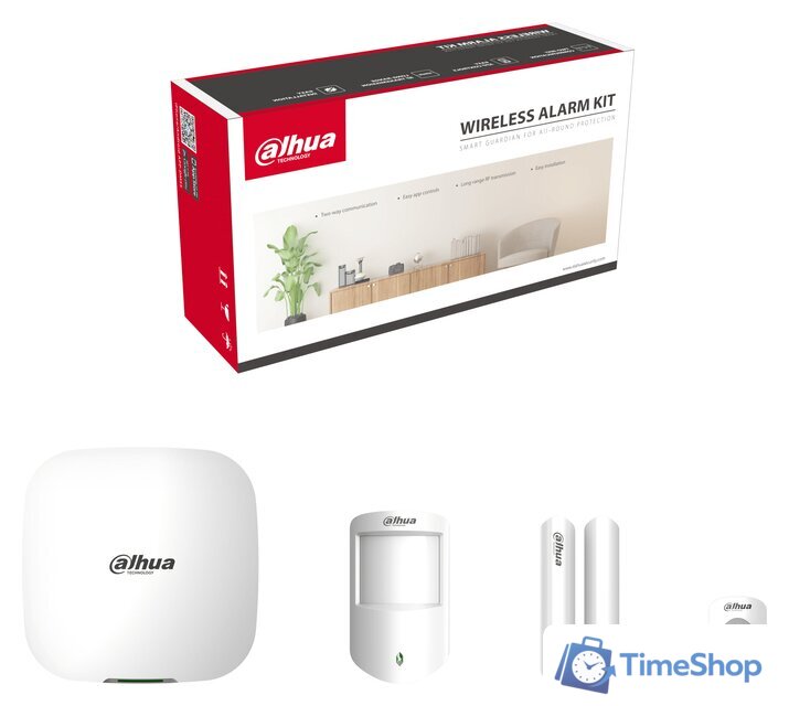 Набор охранной сигнализации Dahua DHI-ART-ARC3000H-03-W2(868) - Изображение №1 — Интернет-магазин Time-Shop