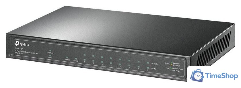 Неуправляемый коммутатор TP-Link TL-SG1210P - Изображение №2 — Интернет-магазин Time-Shop