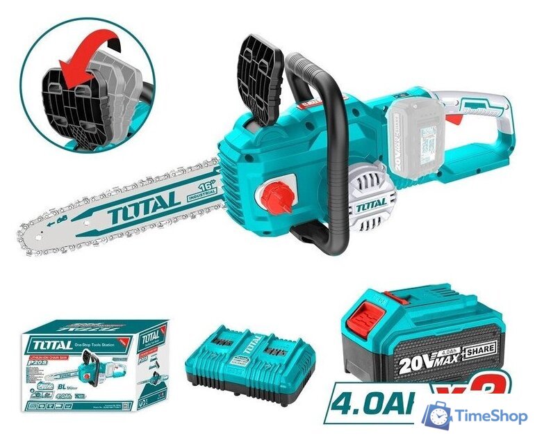 Аккумуляторная пила Total TGSLI401682 (с 2-мя АКБ) - Изображение №1 — Интернет-магазин Time-Shop