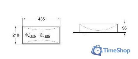 Умывальник SantiLine SL-2023R - Изображение №2 — Интернет-магазин Time-Shop