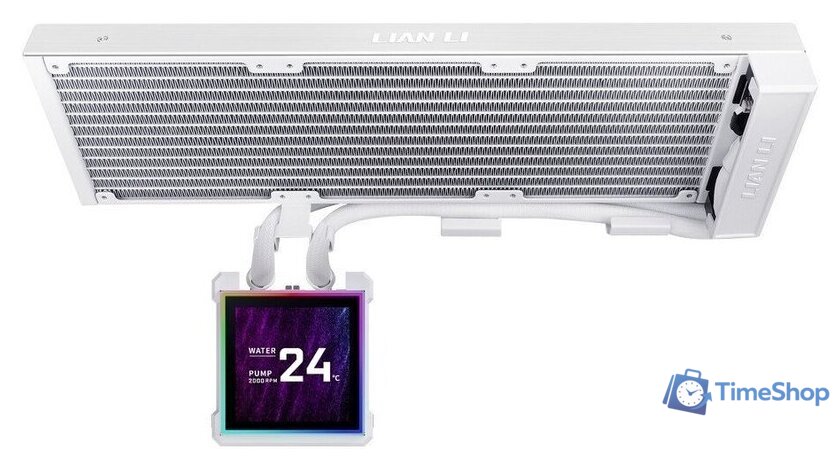 Радиатор системы жидкостного охлаждения Lian Li HydroShift II LCD-S 360N G89.GHS2LCDS36NW.R0 - Изображение №4 — Интернет-магазин Time-Shop
