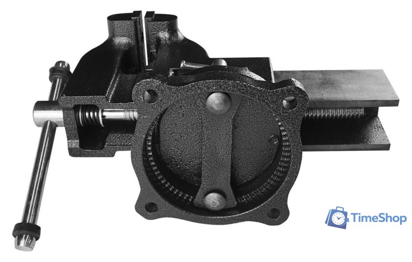 Тиски Berger Чугун. поворотные с трубным зажимом и наковальней 100мм BG1336 - Изображение №4 — Интернет-магазин Time-Shop