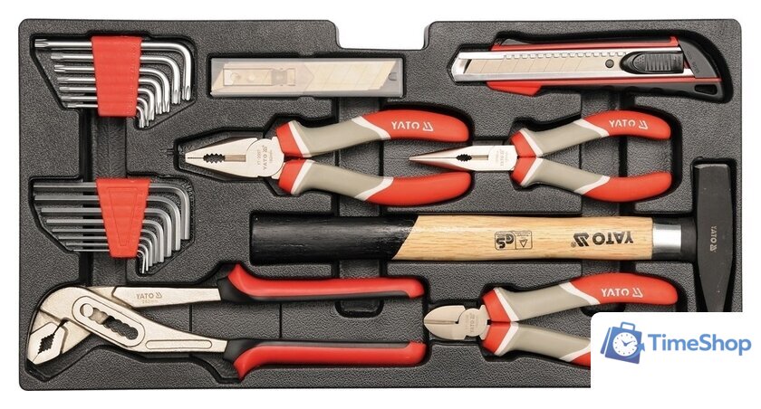 Универсальный набор инструментов Yato YT-38951 (80 предметов) - Изображение №3 — Интернет-магазин Time-Shop