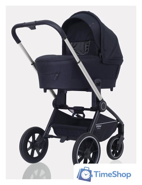 Универсальная коляска Rant MOWbaby Zoom PU (3 в 1, silver black) - Изображение №3 — Интернет-магазин Time-Shop