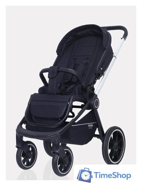 Универсальная коляска Rant MOWbaby Zoom PU (3 в 1, silver black) - Изображение №4 — Интернет-магазин Time-Shop