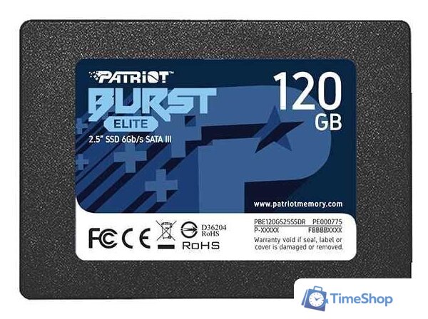SSD Patriot Burst Elite 120GB PBE120GS25SSDR - Изображение №1 — Интернет-магазин Time-Shop