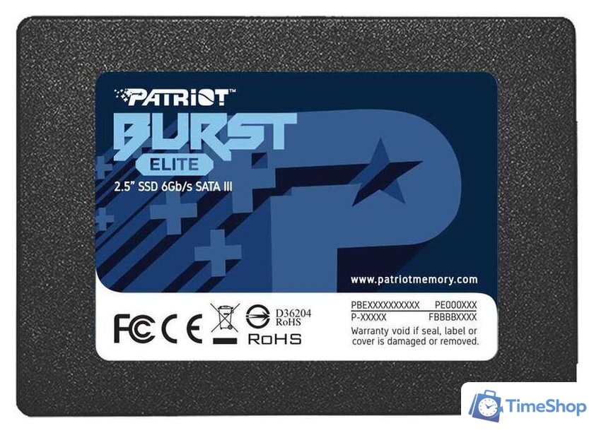 SSD Patriot Burst Elite 120GB PBE120GS25SSDR - Изображение №2 — Интернет-магазин Time-Shop