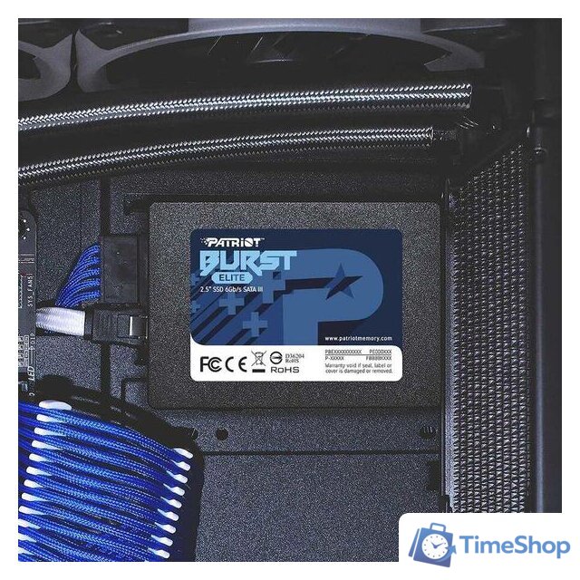 SSD Patriot Burst Elite 120GB PBE120GS25SSDR - Изображение №6 — Интернет-магазин Time-Shop