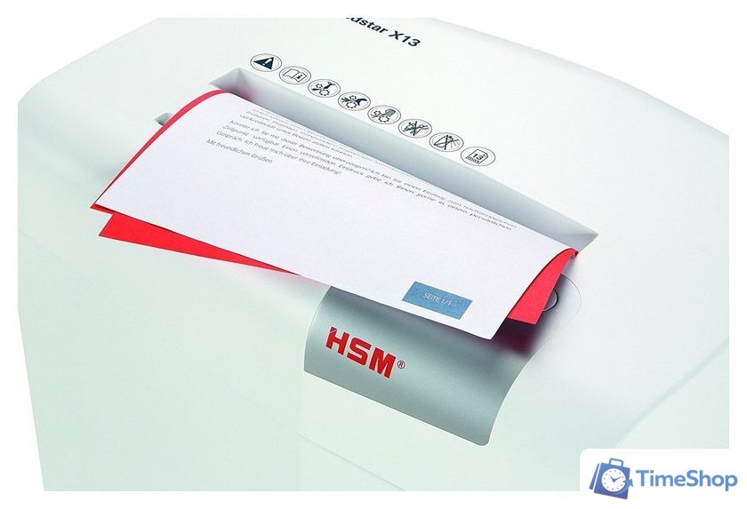 Шредер HSM Shredstar X13 (4.0x37) (белый) - Изображение №2 — Интернет-магазин Time-Shop