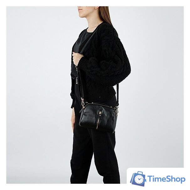 Сумка Poshete 886-2906-BLK (черный) - Изображение №6 — Интернет-магазин Time-Shop