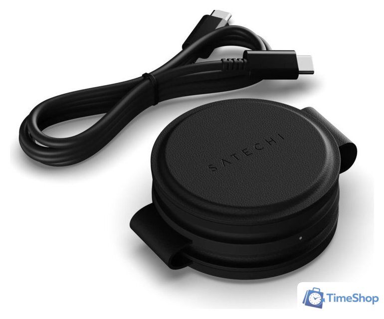 Беспроводное зарядное Satechi OntheGo 3-in-1 Charger ST-QTG31K (черный) - Изображение №2 — Интернет-магазин Time-Shop