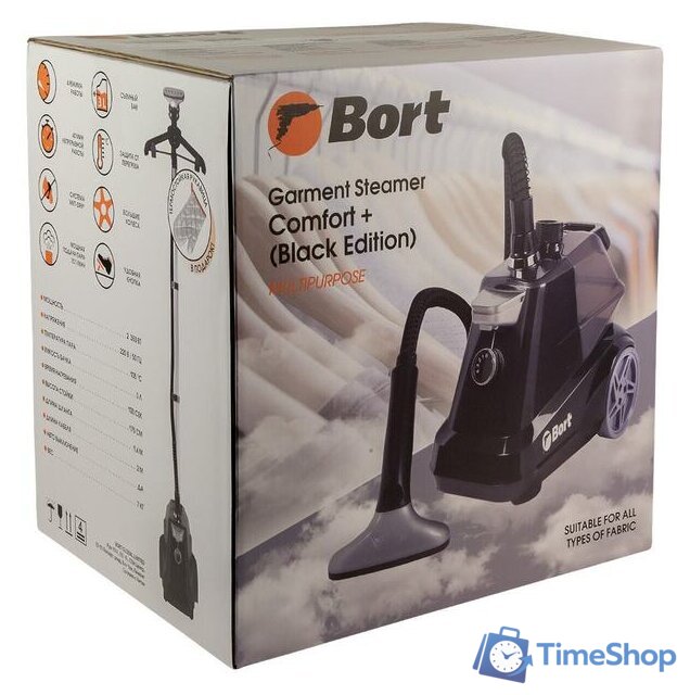 Отпариватель Bort Comfort + Black Edition - Изображение №12 — Интернет-магазин Time-Shop