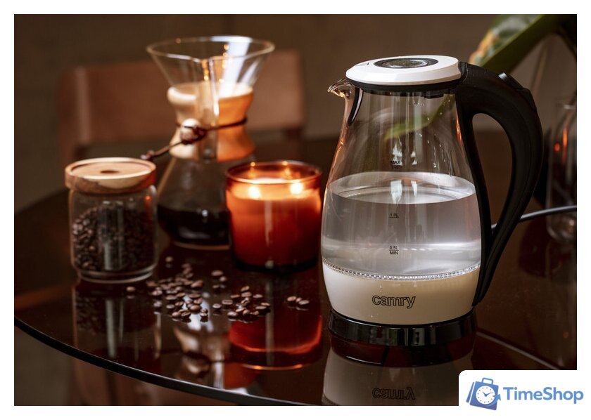 Электрический чайник CAMRY CR 1251W - Изображение №15 — Интернет-магазин Time-Shop