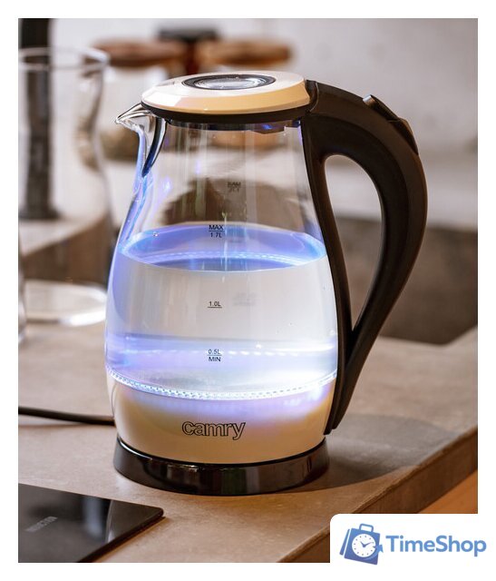Электрический чайник CAMRY CR 1251W - Изображение №10 — Интернет-магазин Time-Shop