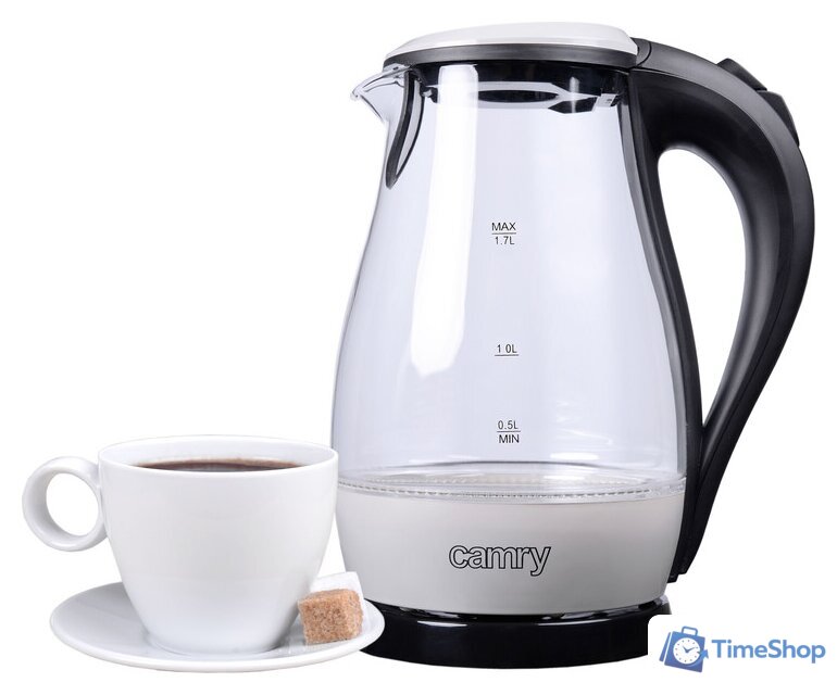 Электрический чайник CAMRY CR 1251W - Изображение №7 — Интернет-магазин Time-Shop