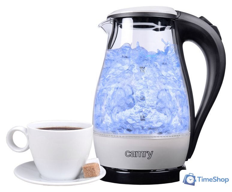 Электрический чайник CAMRY CR 1251W - Изображение №8 — Интернет-магазин Time-Shop