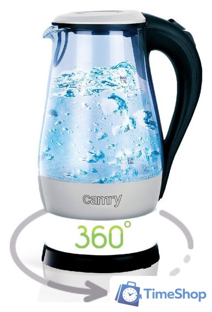 Электрический чайник CAMRY CR 1251W - Изображение №14 — Интернет-магазин Time-Shop