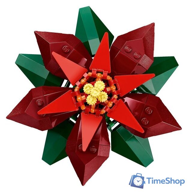 Конструктор LEGO Icons 10370 Пуансеттия - Изображение №4 — Интернет-магазин Time-Shop