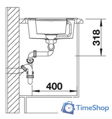 Кухонная мойка Blanco Metra 6 S 525926 (с корзиной, черный) - Изображение №3 — Интернет-магазин Time-Shop