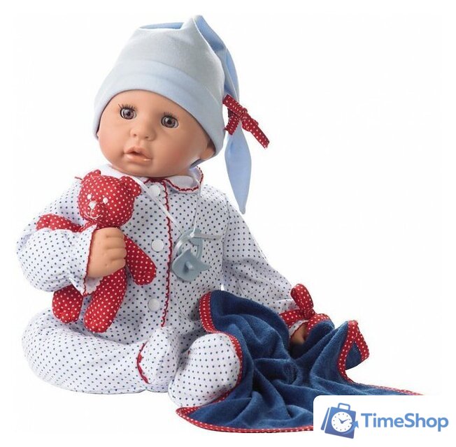 Пупс Gotz Куки 1161034 (в голубой пижаме) - Изображение №1 — Интернет-магазин Time-Shop
