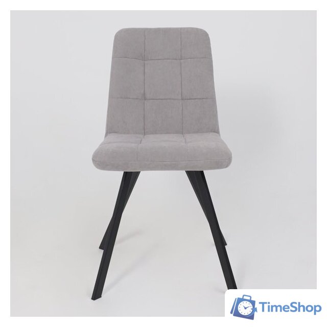 Стул Мамадома Rommy (b22 Grey Lux/черный) - Изображение №5 — Интернет-магазин Time-Shop