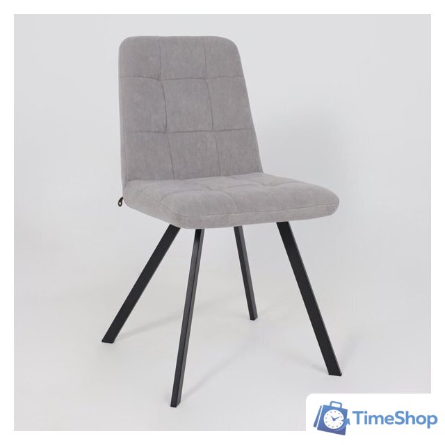 Стул Мамадома Rommy (b22 Grey Lux/черный) - Изображение №6 — Интернет-магазин Time-Shop