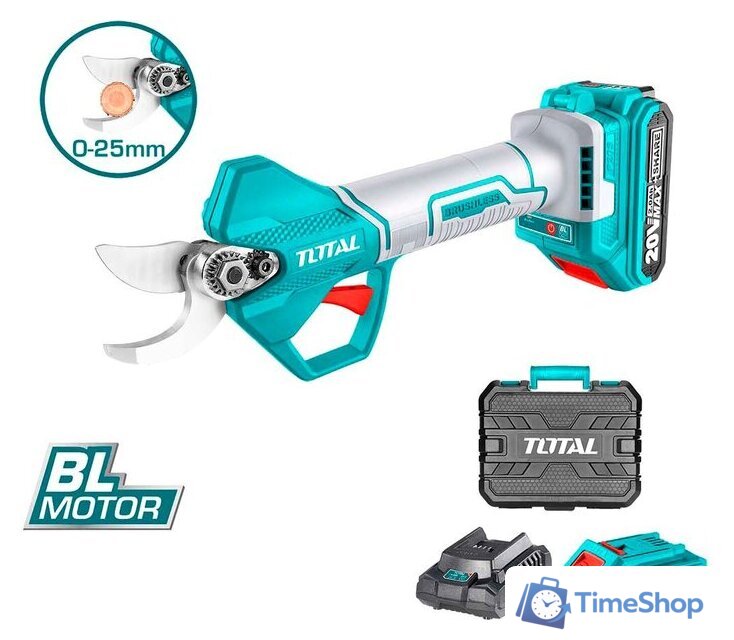 Секатор Total TSSLI202581 (с 1-им АКБ) - Изображение №1 — Интернет-магазин Time-Shop
