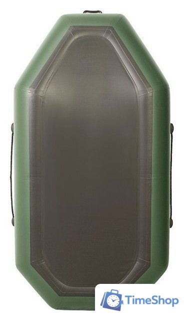 Гребная лодка Лоцман Гребная стандарт ЛС-220 (зеленый) - Изображение №3 — Интернет-магазин Time-Shop