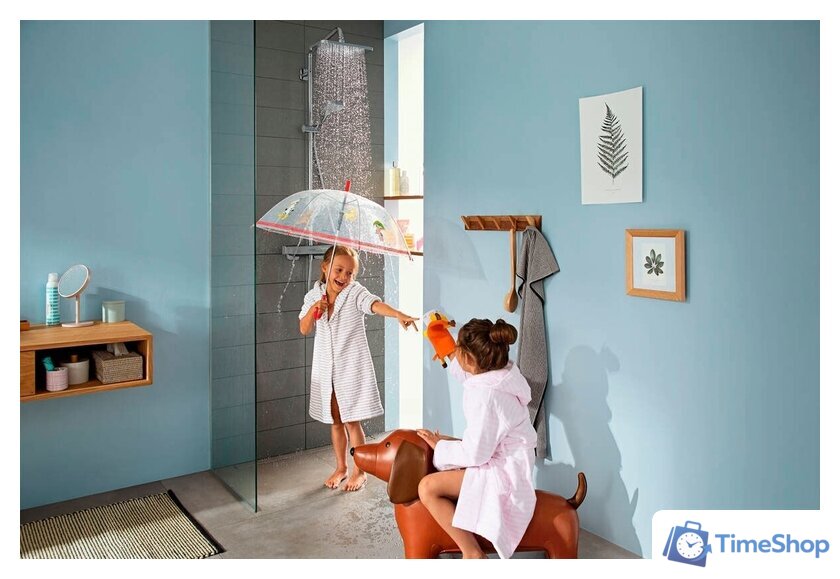 Душевая система  Hansgrohe Croma E Showerpipe 280 1jet 27630000 - Изображение №5 — Интернет-магазин Time-Shop